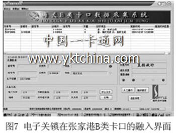 電子關(guān)鎖在張家港B類卡口的融入界面